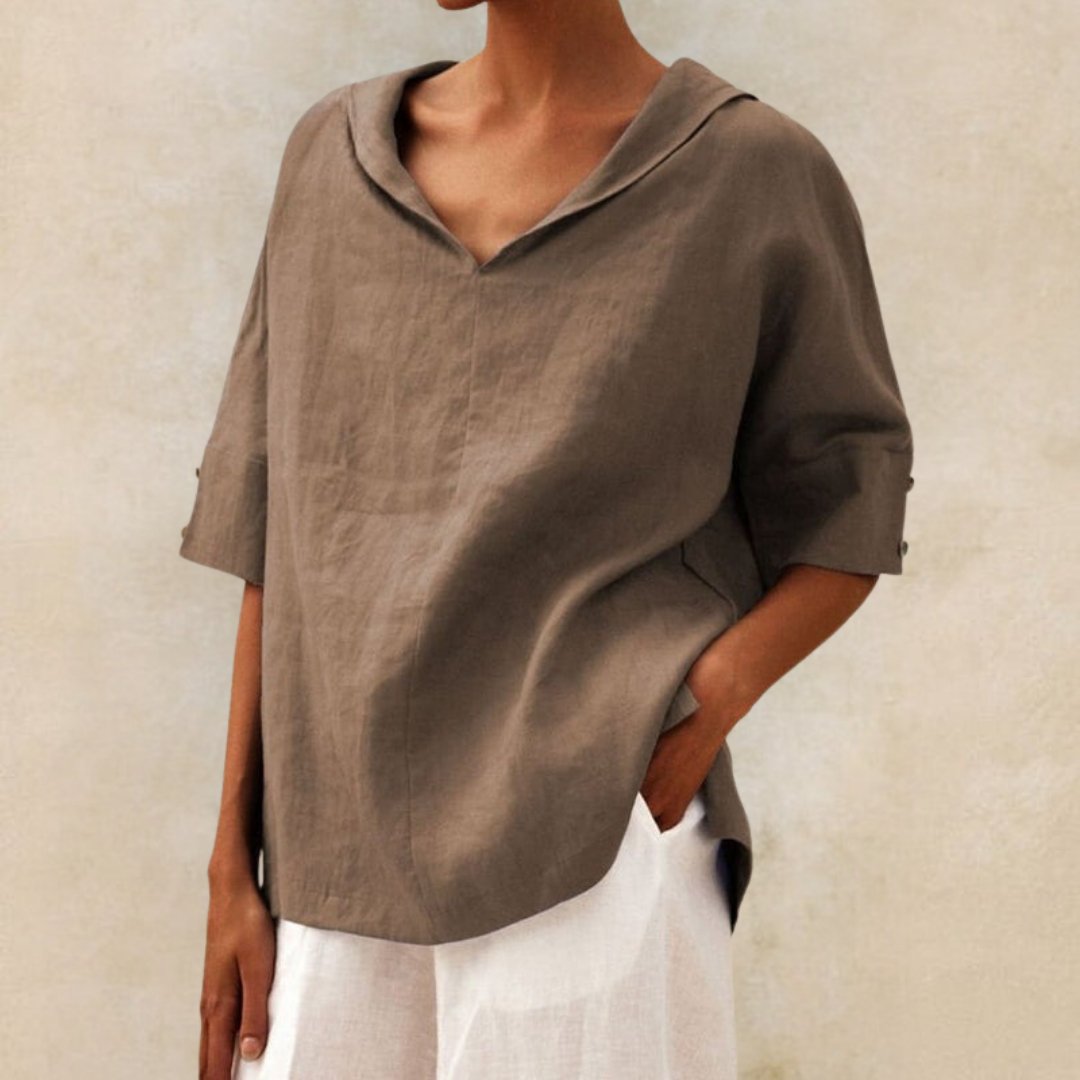 Elegant Linen Shirt For Summer