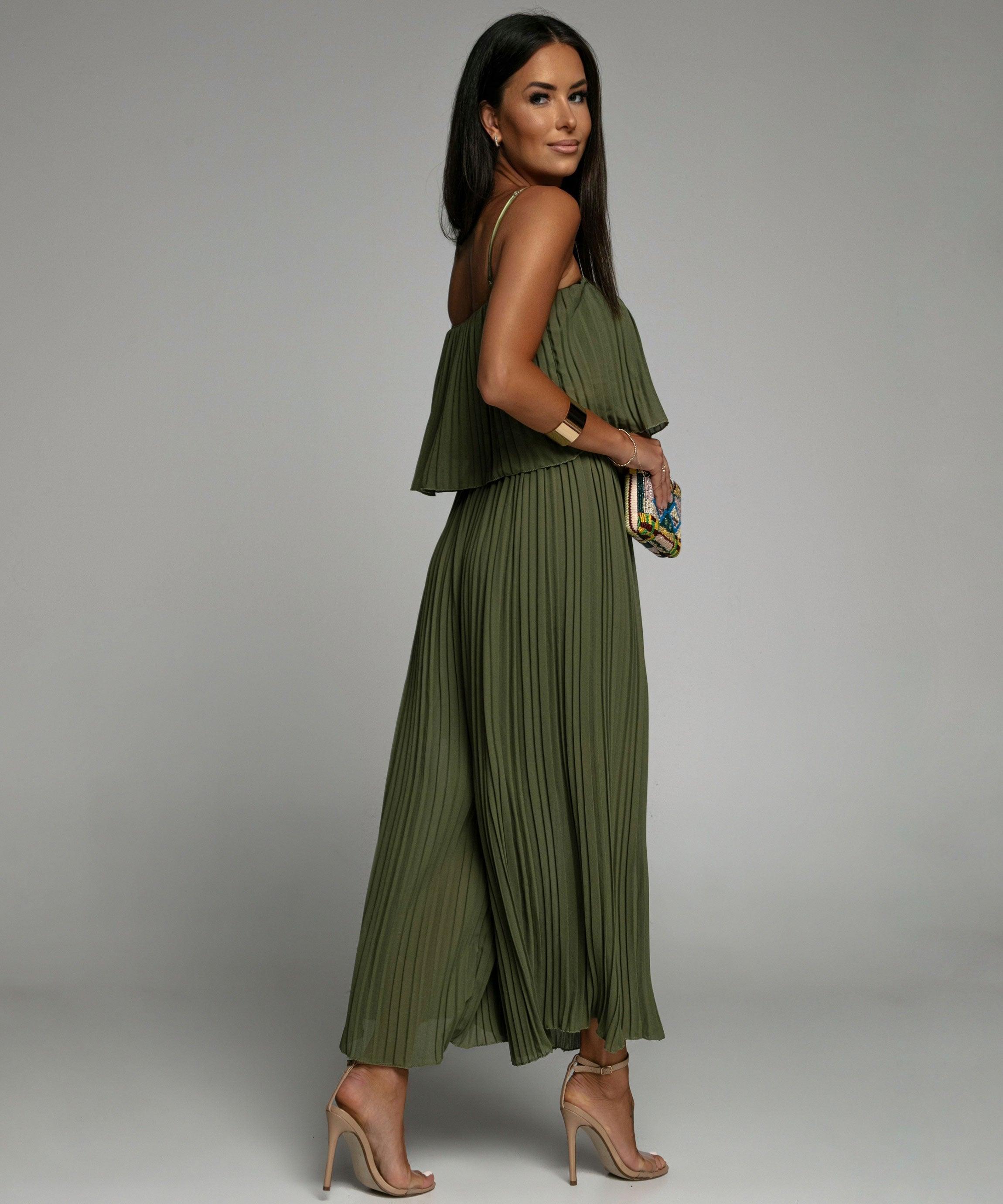 Elegant Pleated Jumpsuit