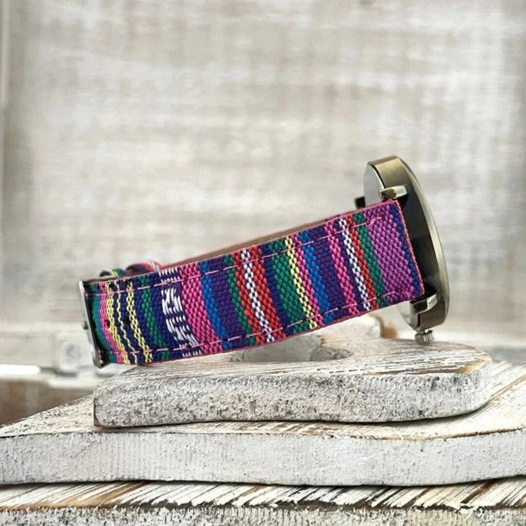Multicolored Rainbow Pattern Watch