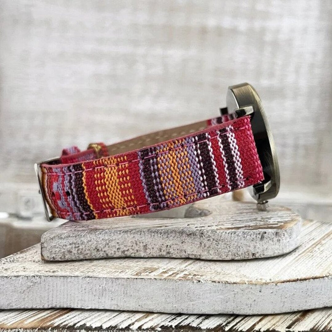 Multicolored Rainbow Pattern Watch