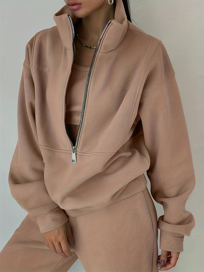 Lysse-Fashion | Jogging Set With Half-High Zipper