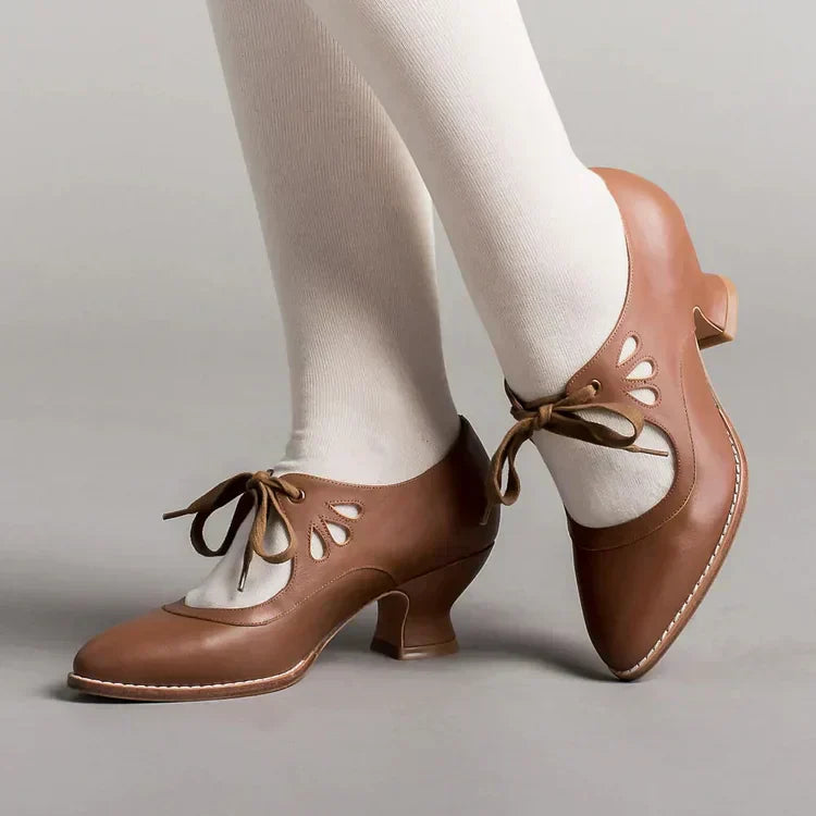 Edwardian Leather Shoes For Women