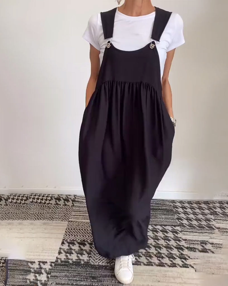 Casual Solid Suspenders