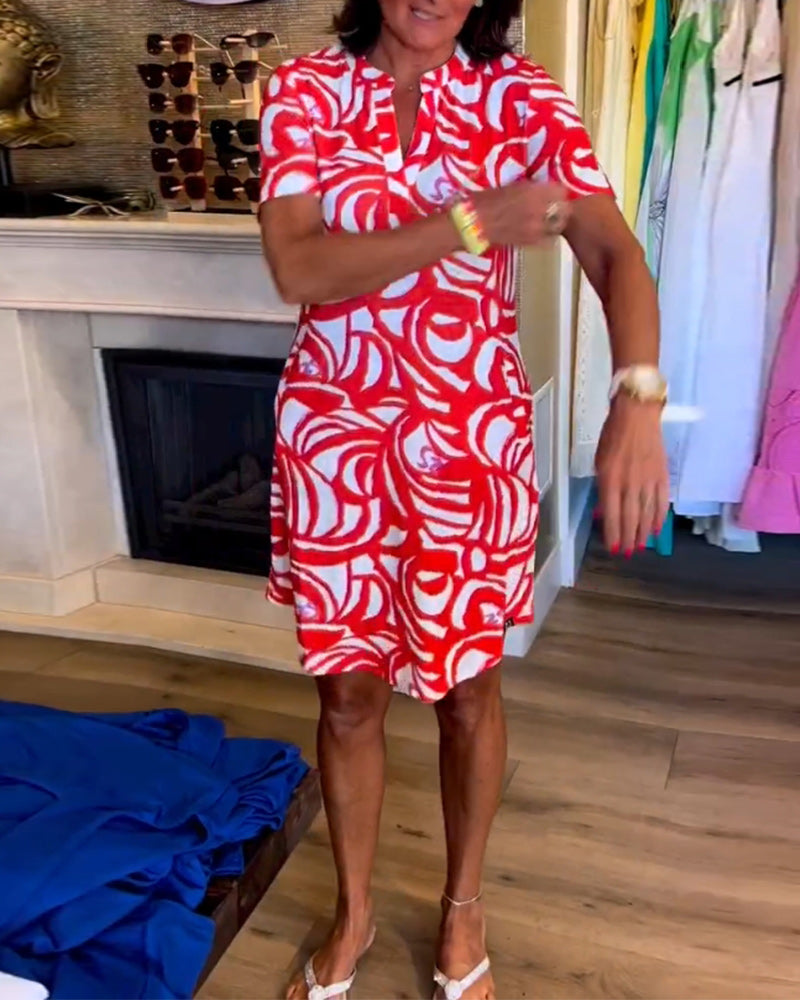 Printed Casual Dress