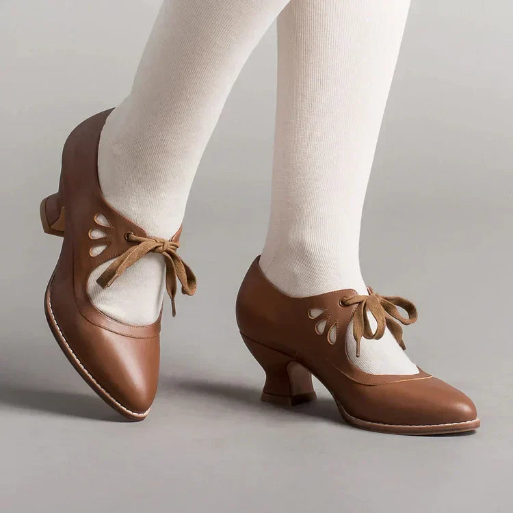Edwardian Leather Shoes For Women