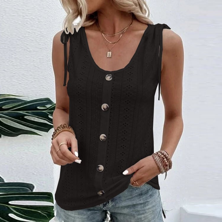 Comfortable T-Shirt with Round Neckline for Women