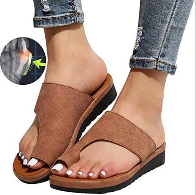 Sandal for the Correction of Bunions