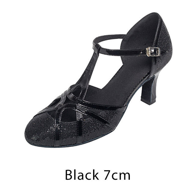 Salsa Dance Shoes Women Latin Dance Shoes 7cm