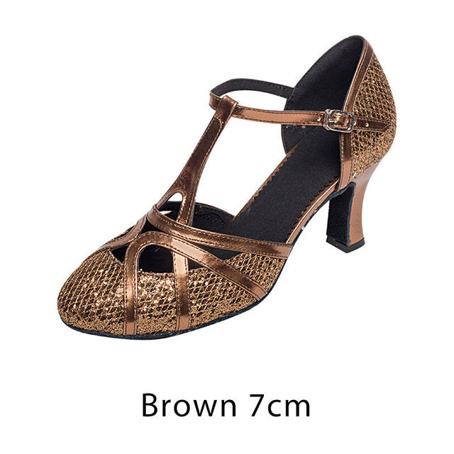 Salsa Dance Shoes Women Latin Dance Shoes 7cm