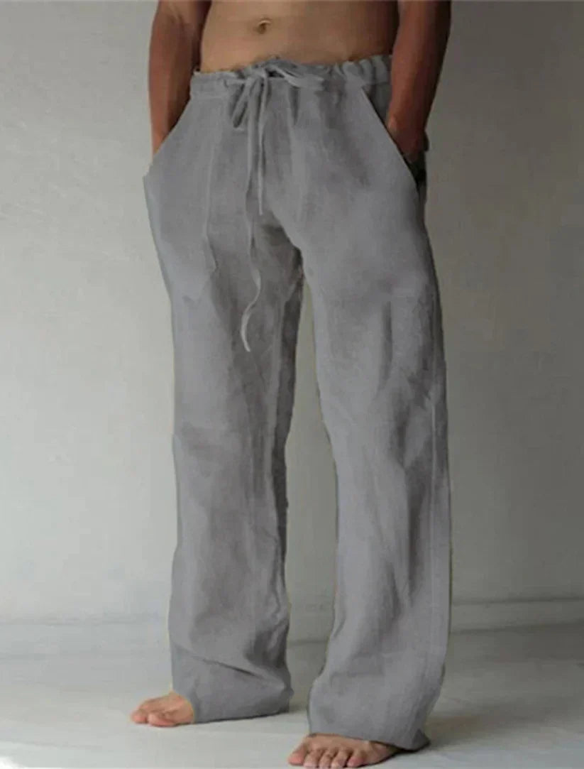 Men's Baggy Linen Pants