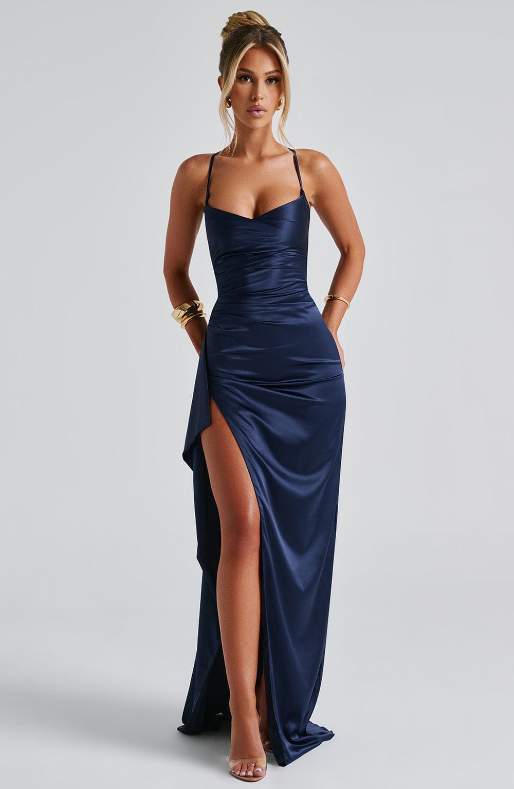 Navy Blue Maxi Dress