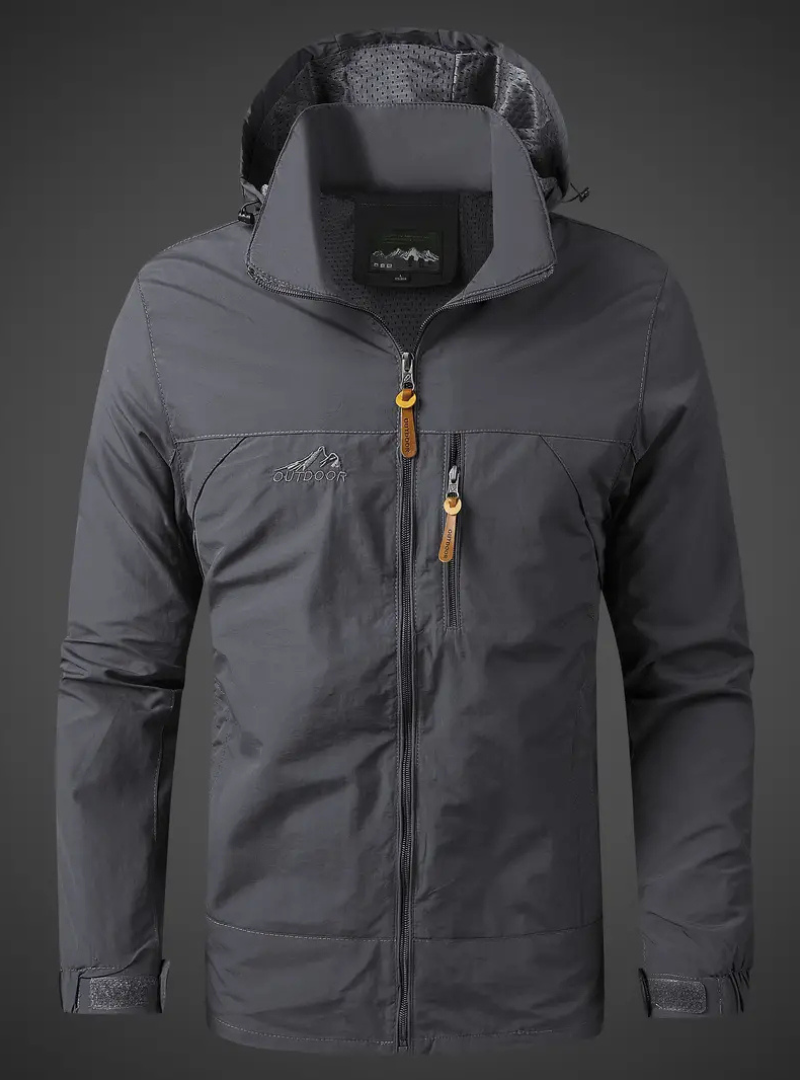 Men Waterproof Rain Jacket Breathable