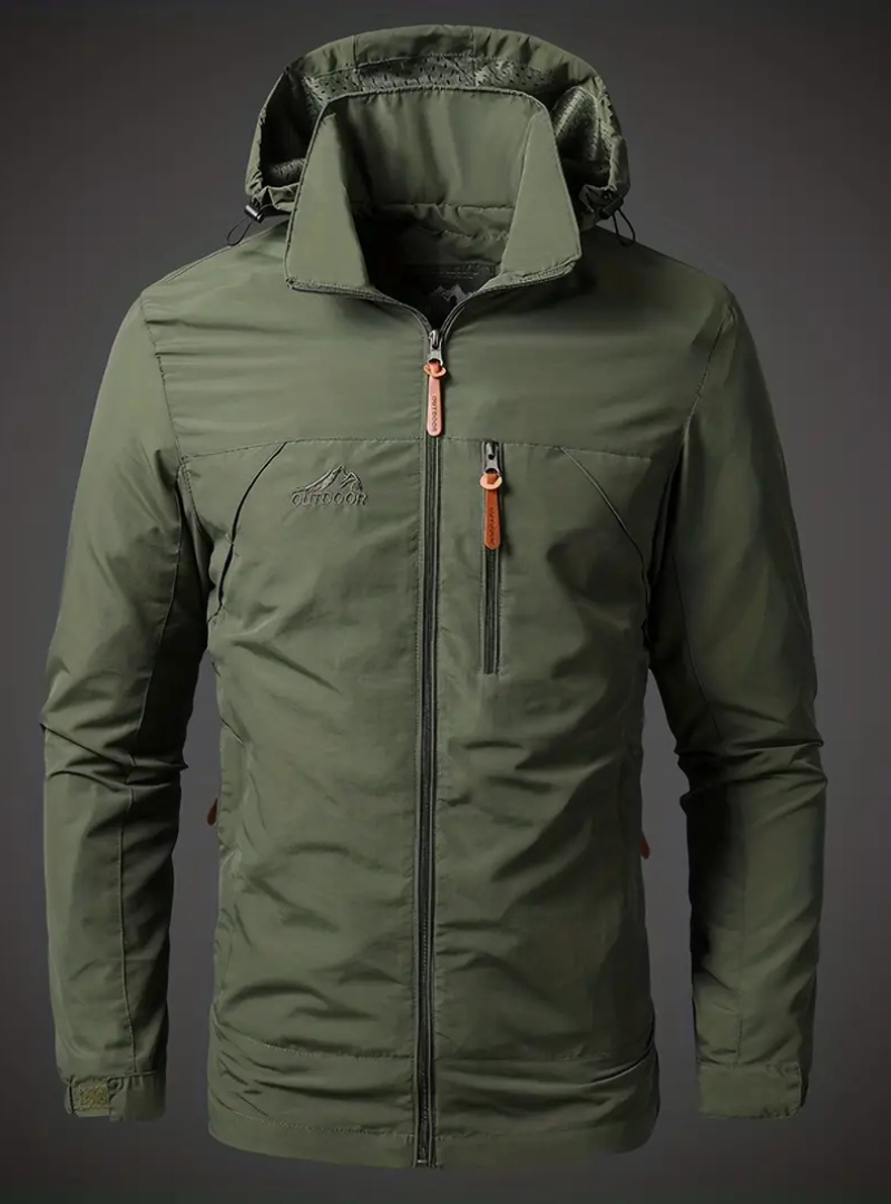 Men Waterproof Rain Jacket Breathable