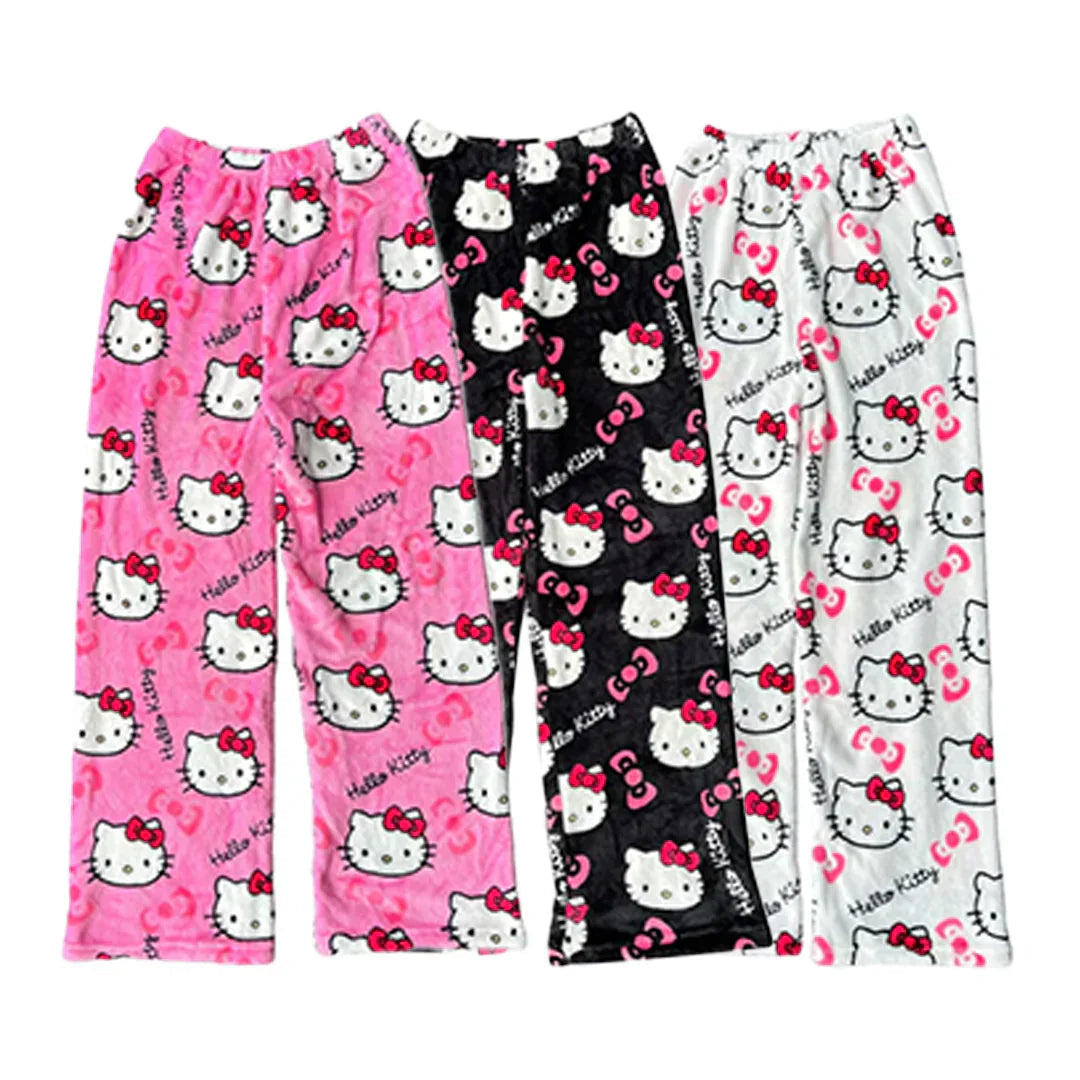 Cyra Pants With Cat Pattern