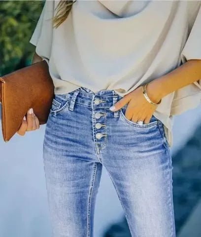 Hollyvintage Fitted Flare Jeans