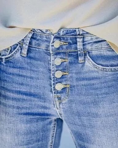 Hollyvintage Fitted Flare Jeans