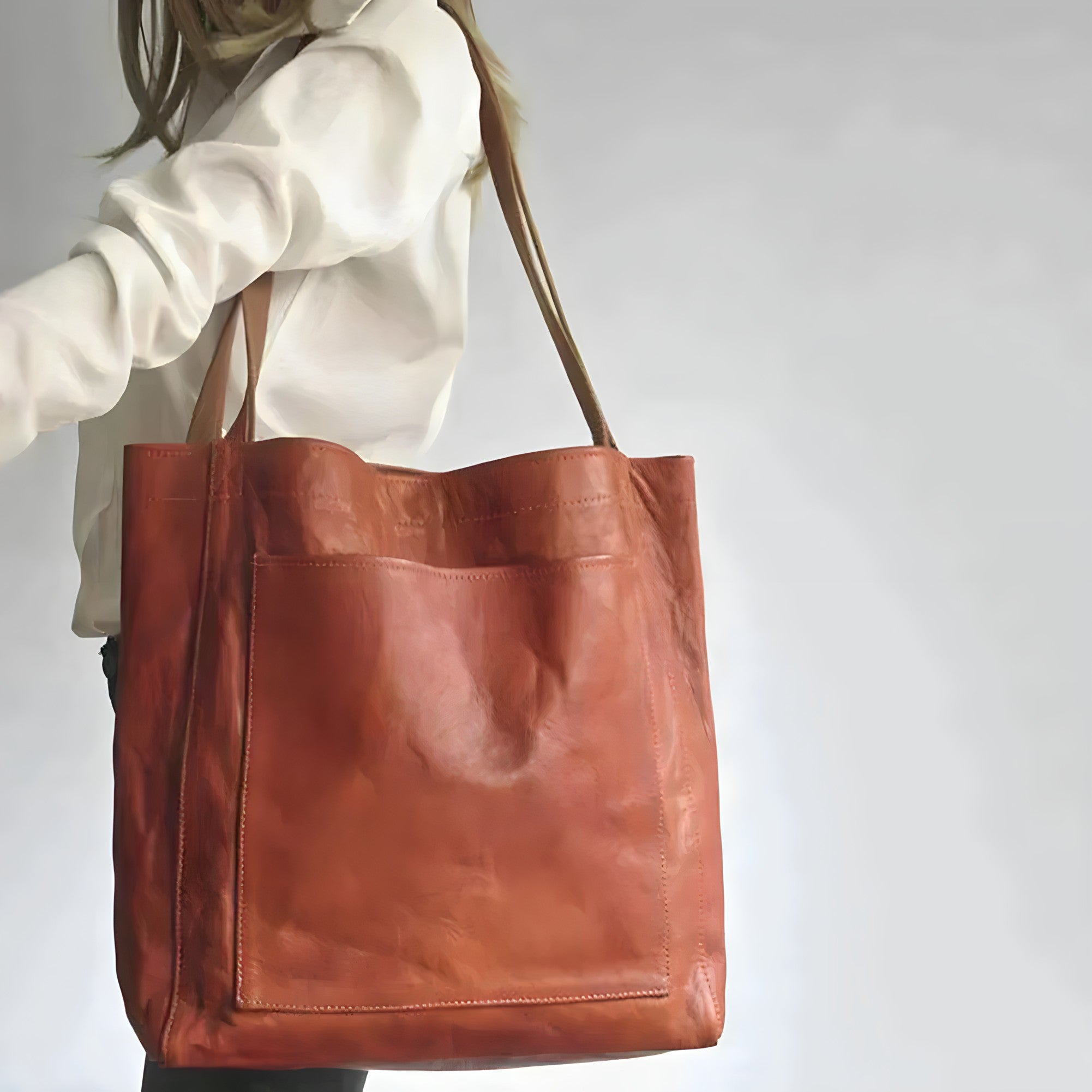 Ladies' Bag Made Of Genuine Leather With High-Quality Craftsmanship