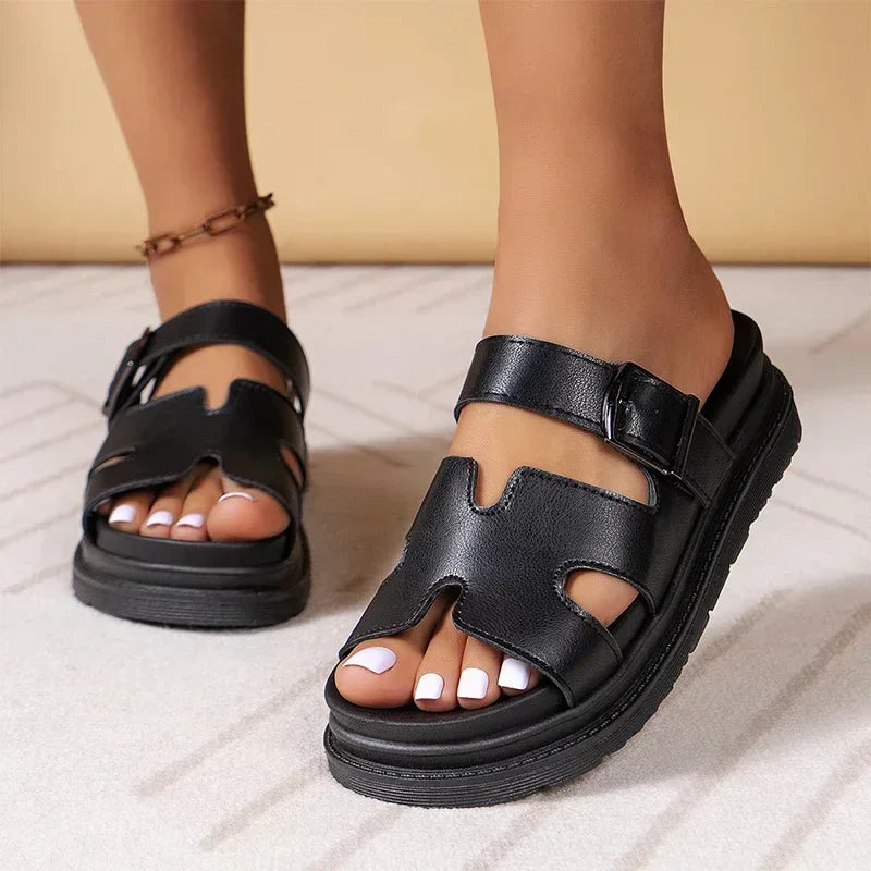 Summery Slingback Sandals With Rome Flair