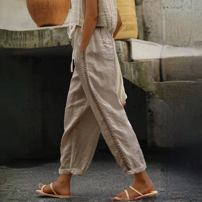 Comfortable linen pants for women