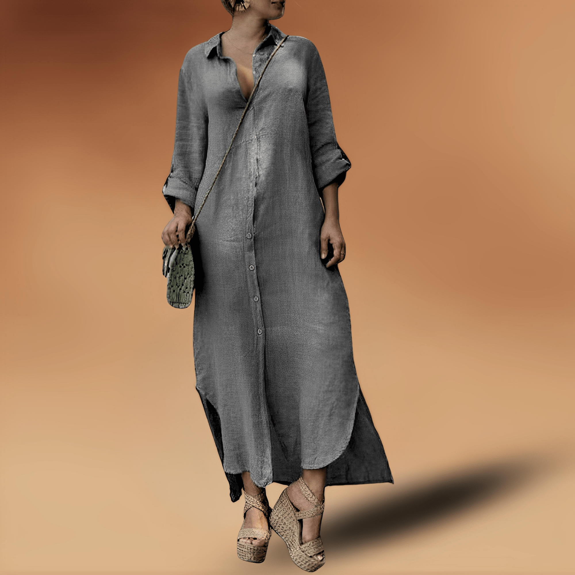 Stylish Linen Dress