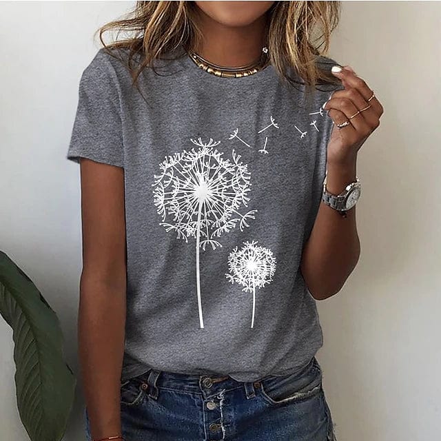 Elegant Dandelion Shirt