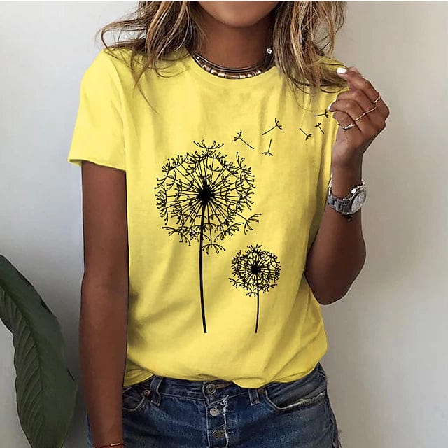 Elegant Dandelion Shirt
