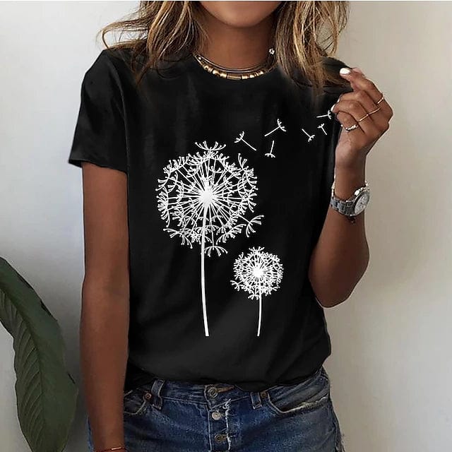 Elegant Dandelion Shirt