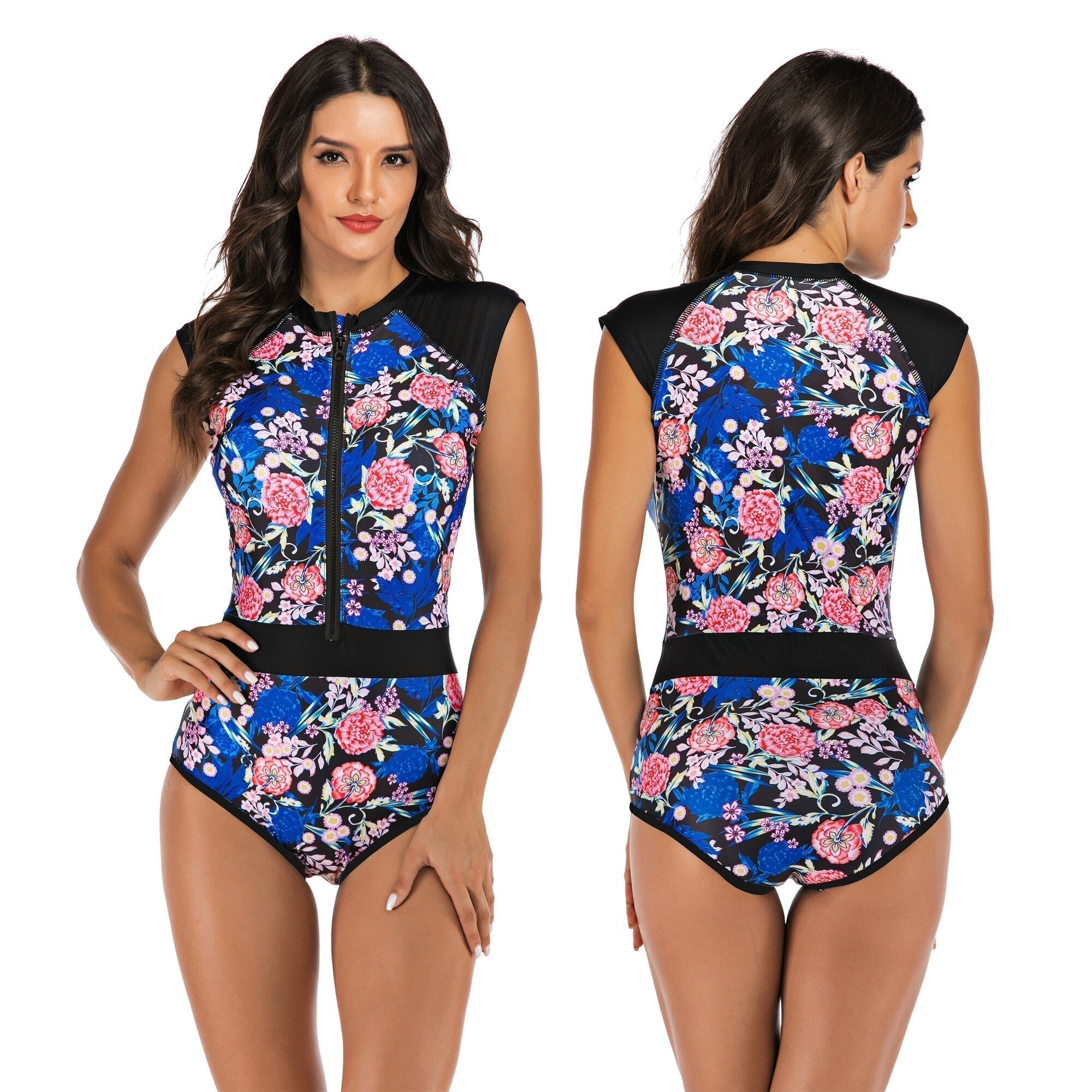 One-piece Sports Swimsuit With Interesting Design