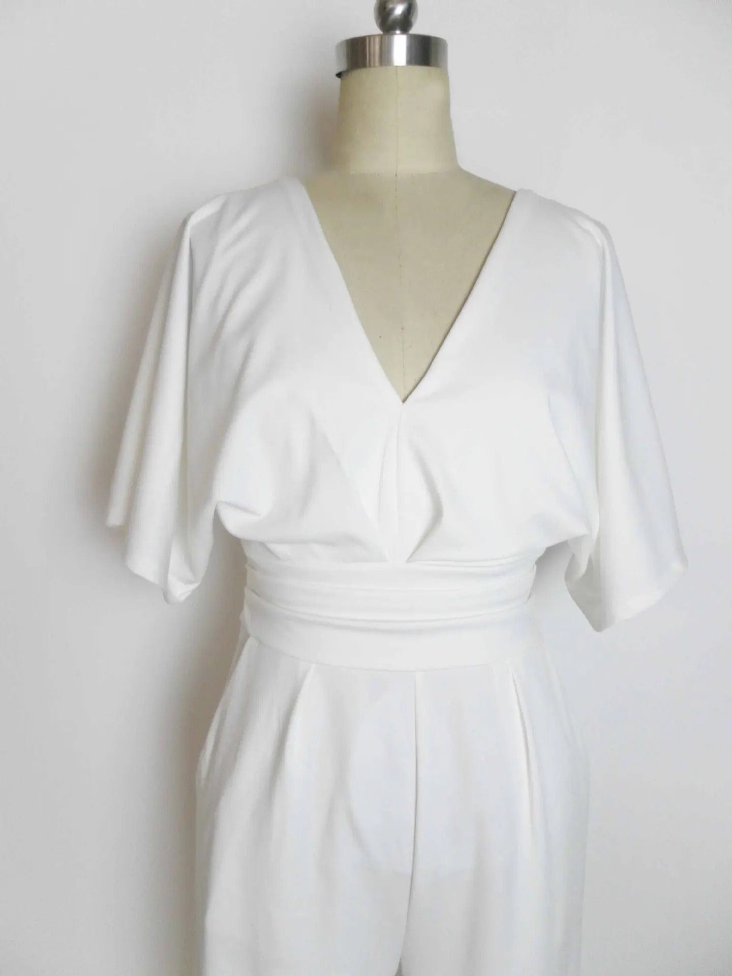 Elegant V-Neck Jumpsuit