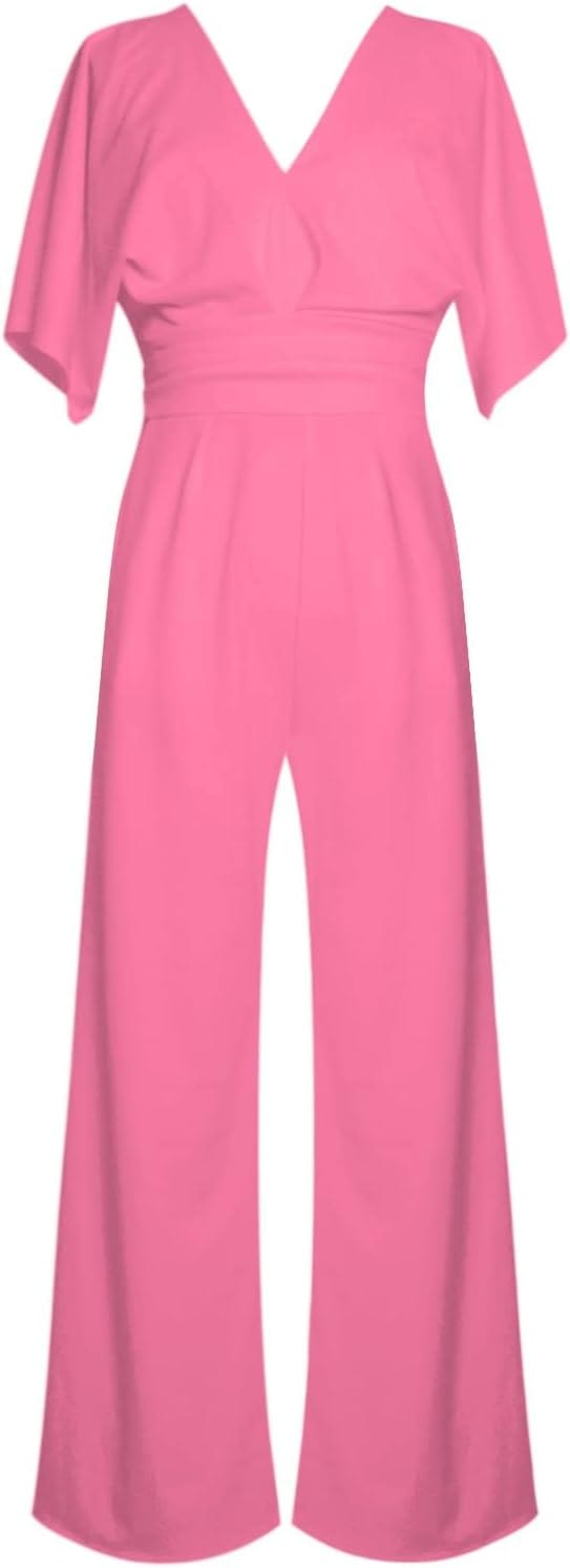 Elegant V-Neck Jumpsuit