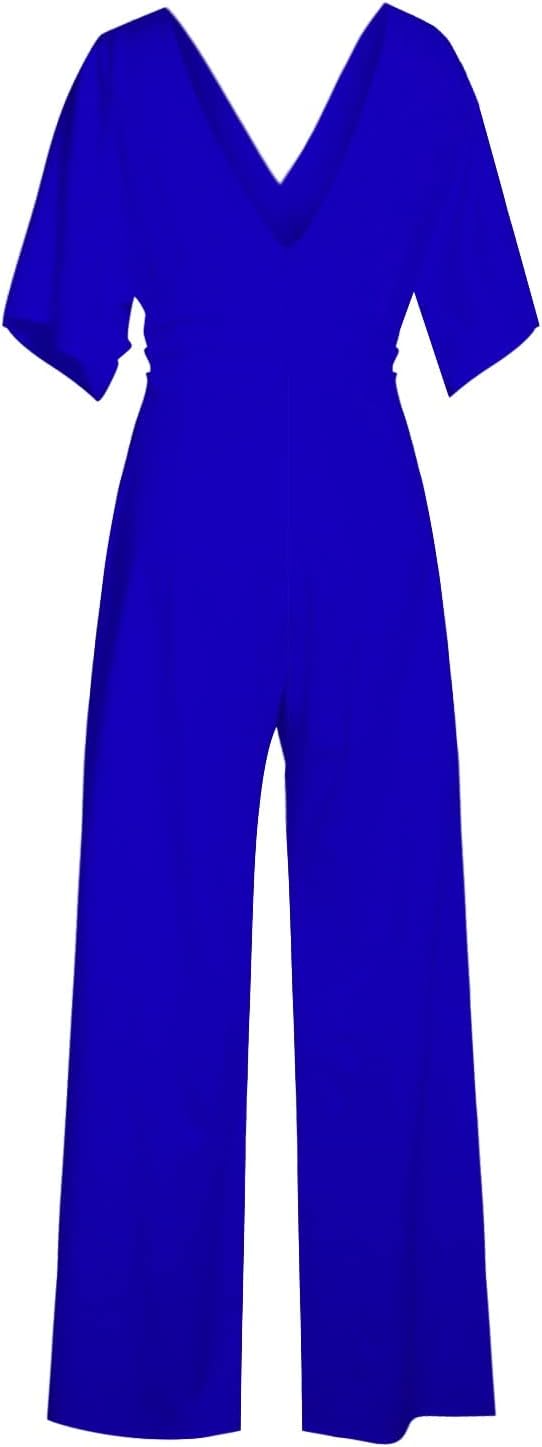 Elegant V-Neck Jumpsuit