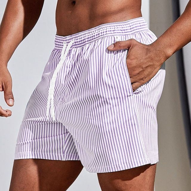 Classic Striped Board Shorts