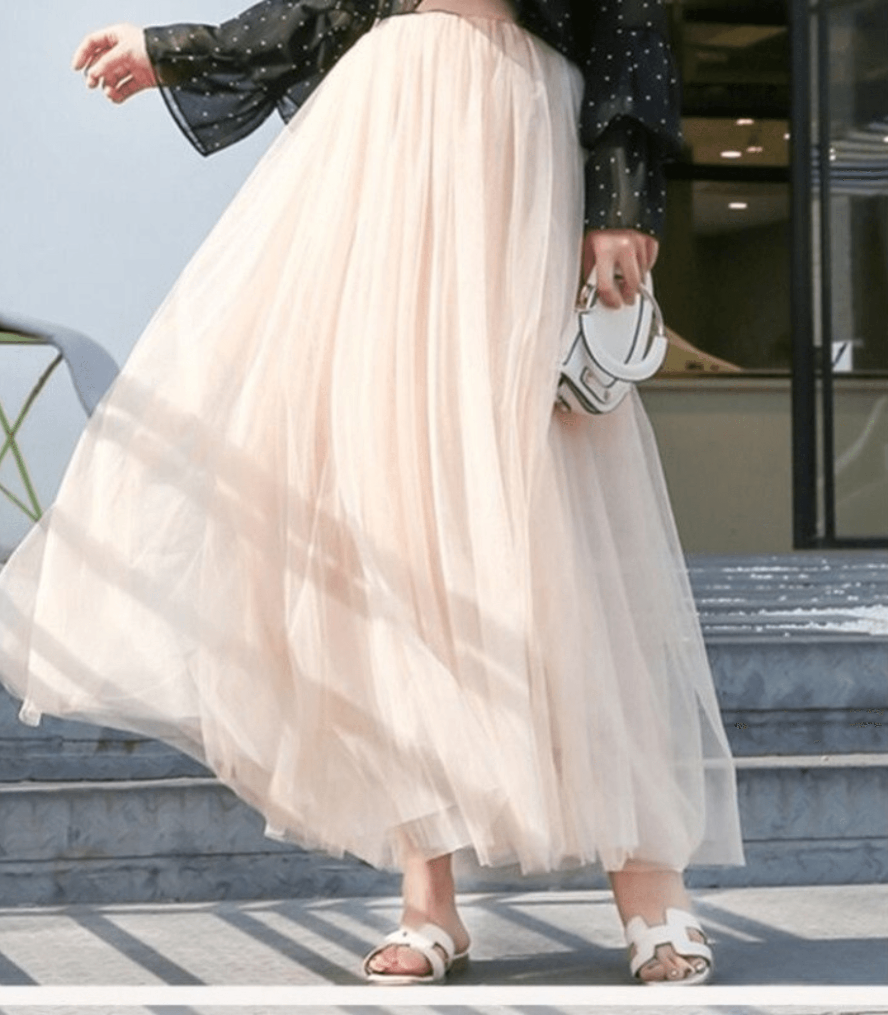 Chic High-Waist Ankle-Length Skirt
