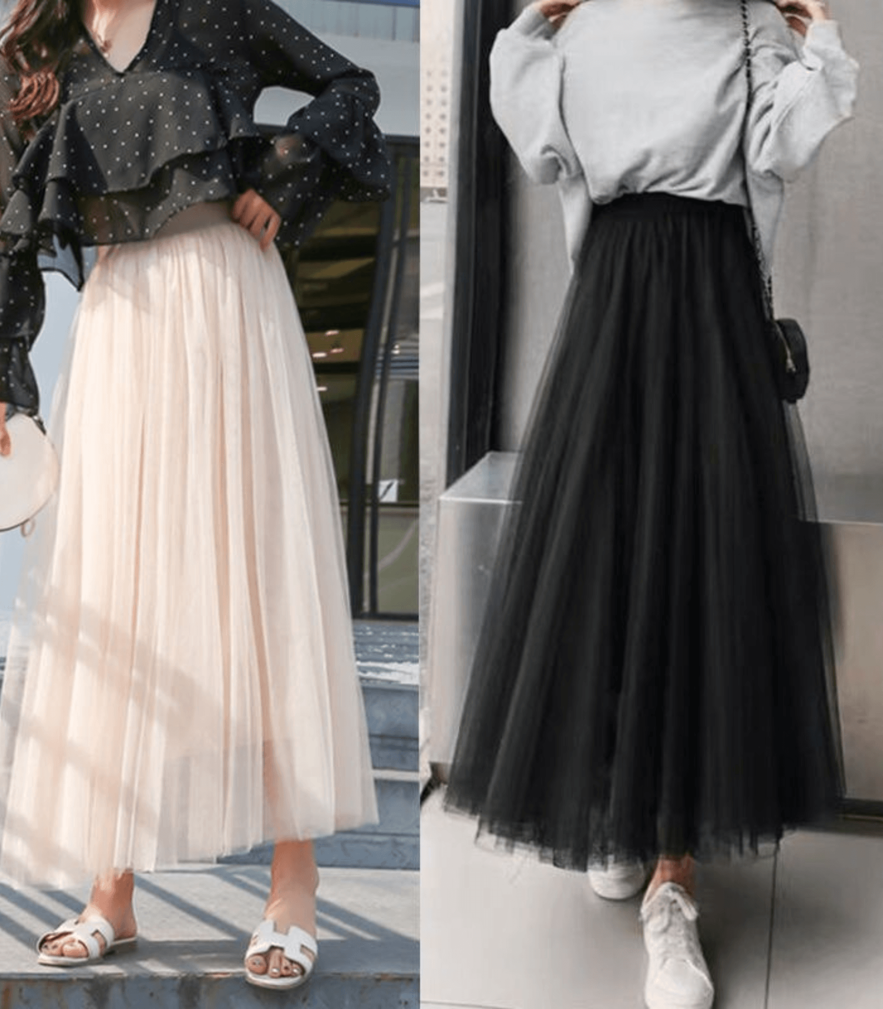 Chic High-Waist Ankle-Length Skirt
