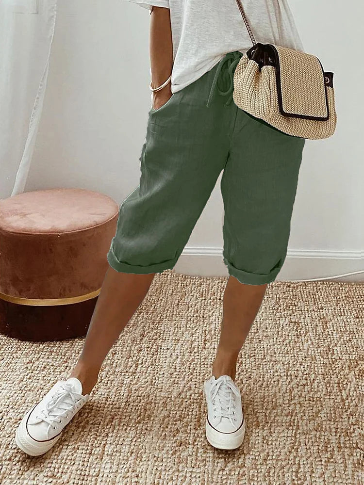 Light cotton shorts for summer