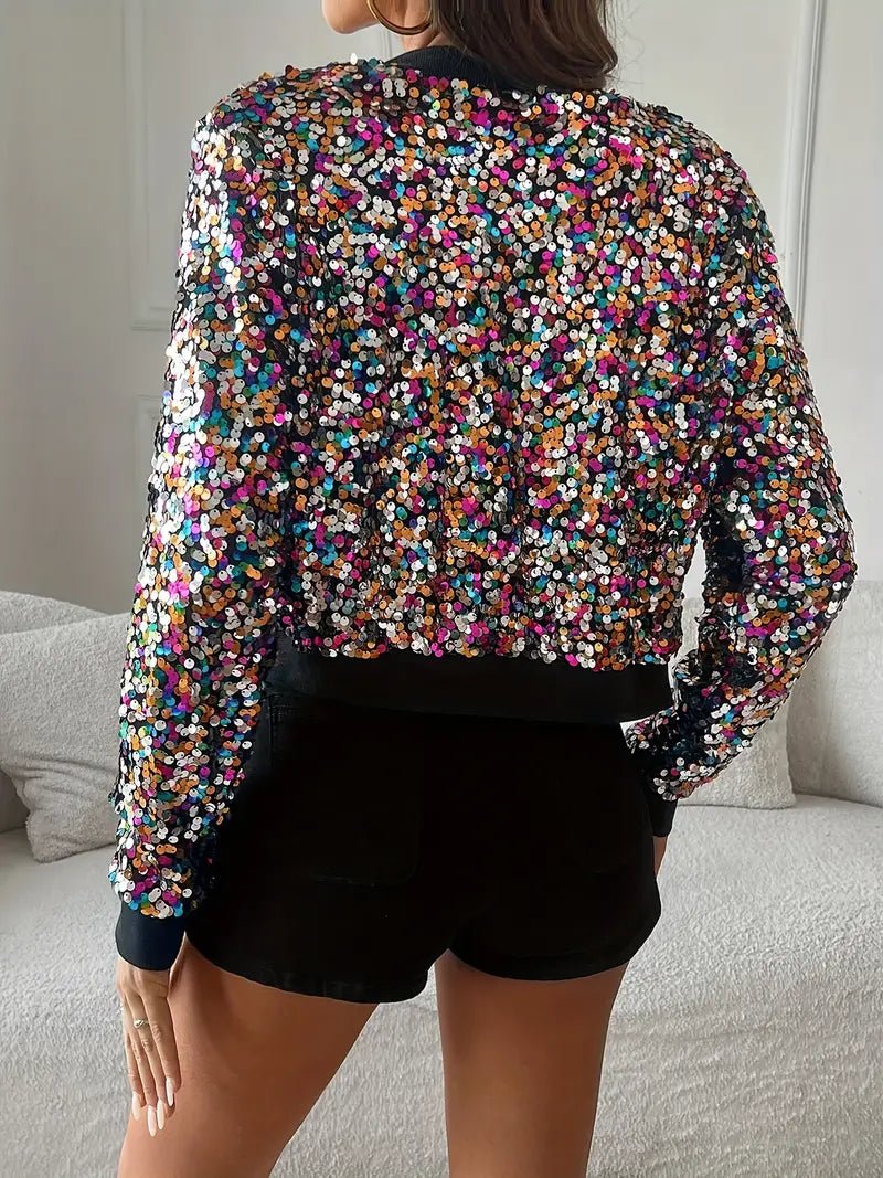 Lysse | Bomber jacket with sequins - Lysse - heidimode20250703
