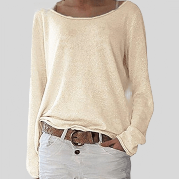 Lysse | Elegant lightweight sweater with crew neck - Lysse - heidimode20250703