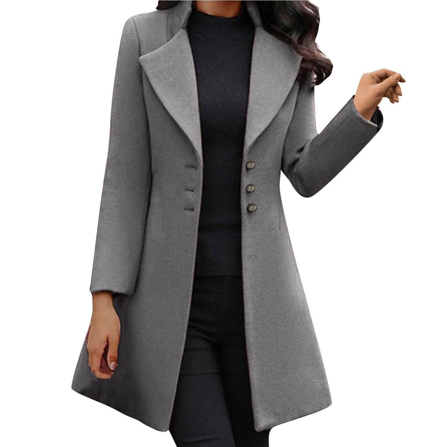Lysse | Elegant Long Sleeve Coat for Women - Lysse - heidimode20250703