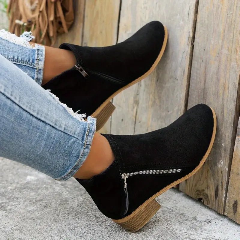 Lysse | Elegant Suede Winter Shoes For Women - Lysse - heidimode20250703