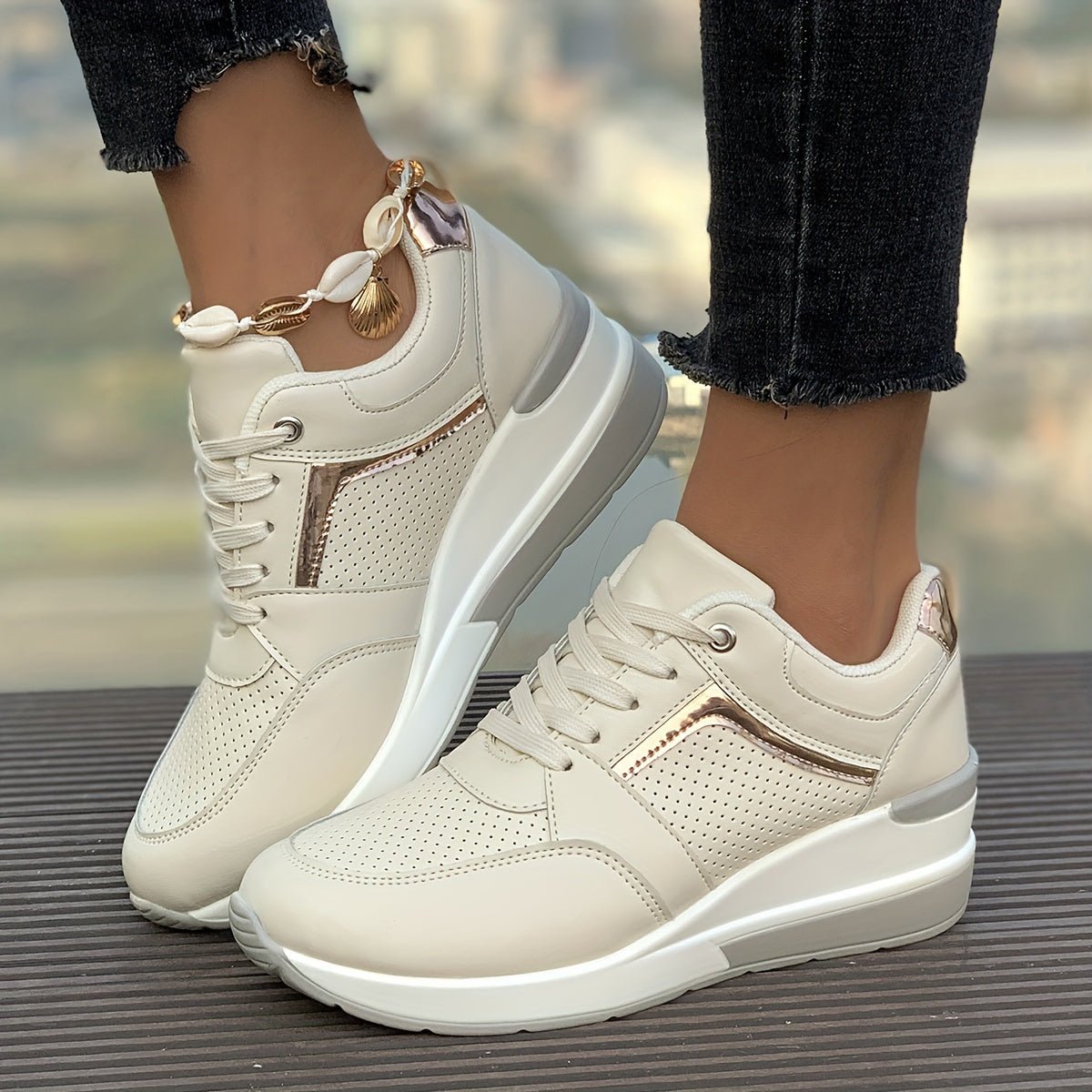 Lysse - Fashion | Solid Color Sneakers For Women Ideal For Everyday Use - Lysse - heidimode20250703