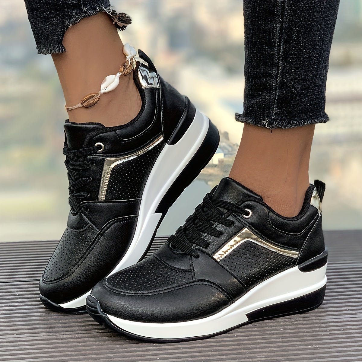 Lysse - Fashion | Solid Color Sneakers For Women Ideal For Everyday Use - Lysse - heidimode20250703