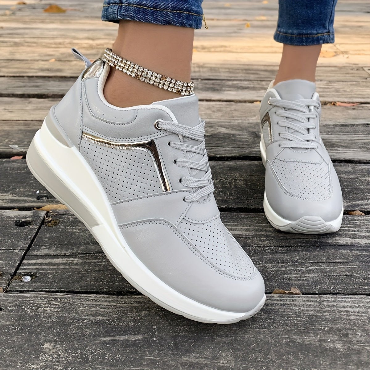 Lysse - Fashion | Solid Color Sneakers For Women Ideal For Everyday Use - Lysse - heidimode20250703