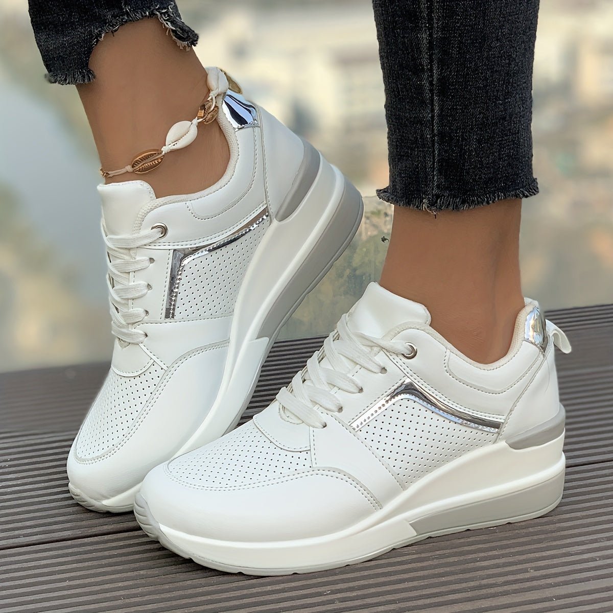 Lysse - Fashion | Solid Color Sneakers For Women Ideal For Everyday Use - Lysse - heidimode20250703