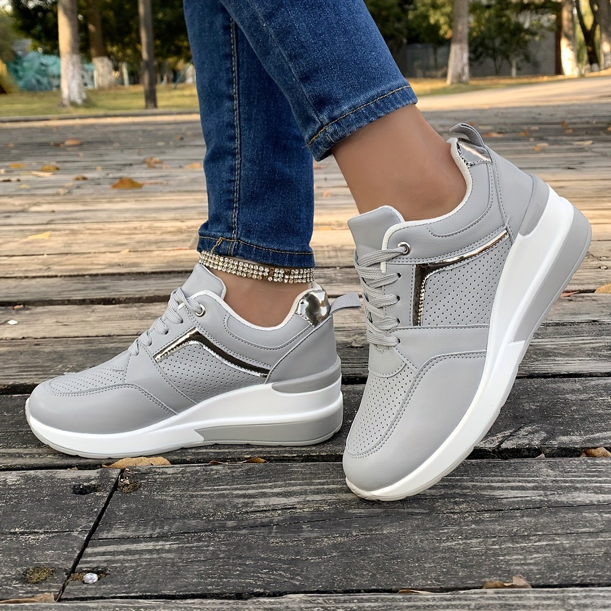 Lysse - Fashion | Solid Color Sneakers For Women Ideal For Everyday Use - Lysse - heidimode20250703