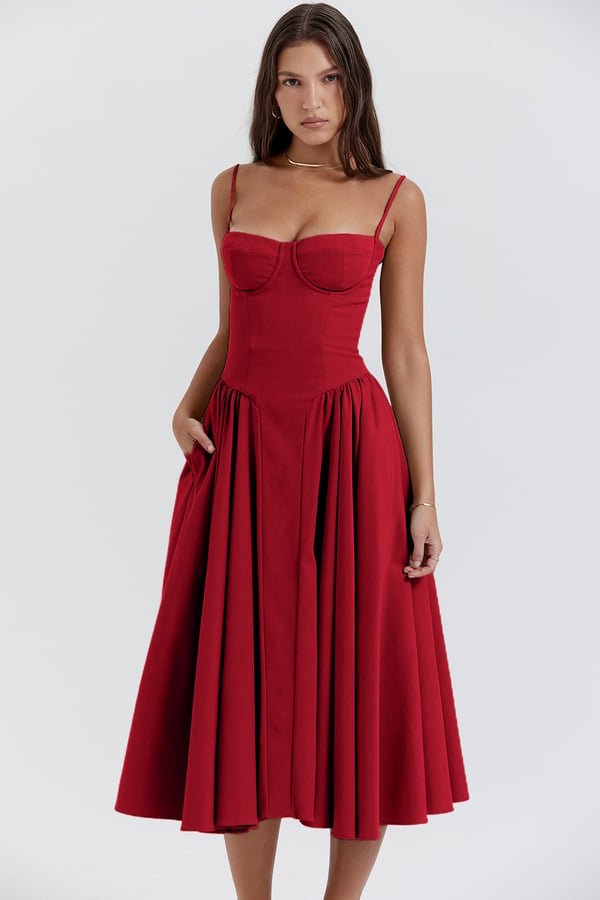 Lysse | Midi dress in corset form - Lysse - heidimode20250703