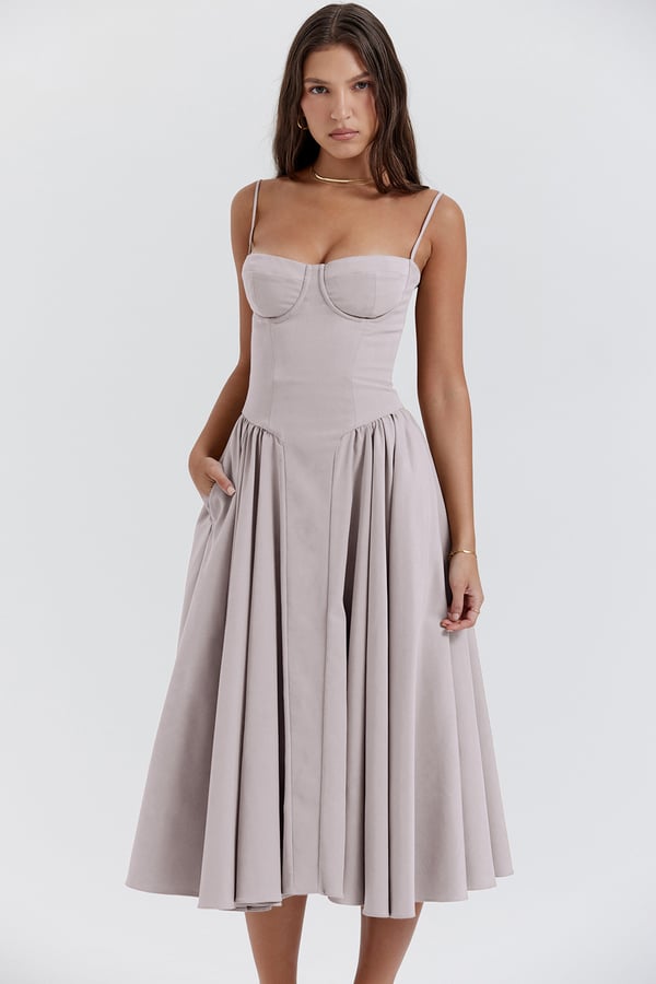 Lysse | Midi dress in corset form - Lysse - heidimode20250703