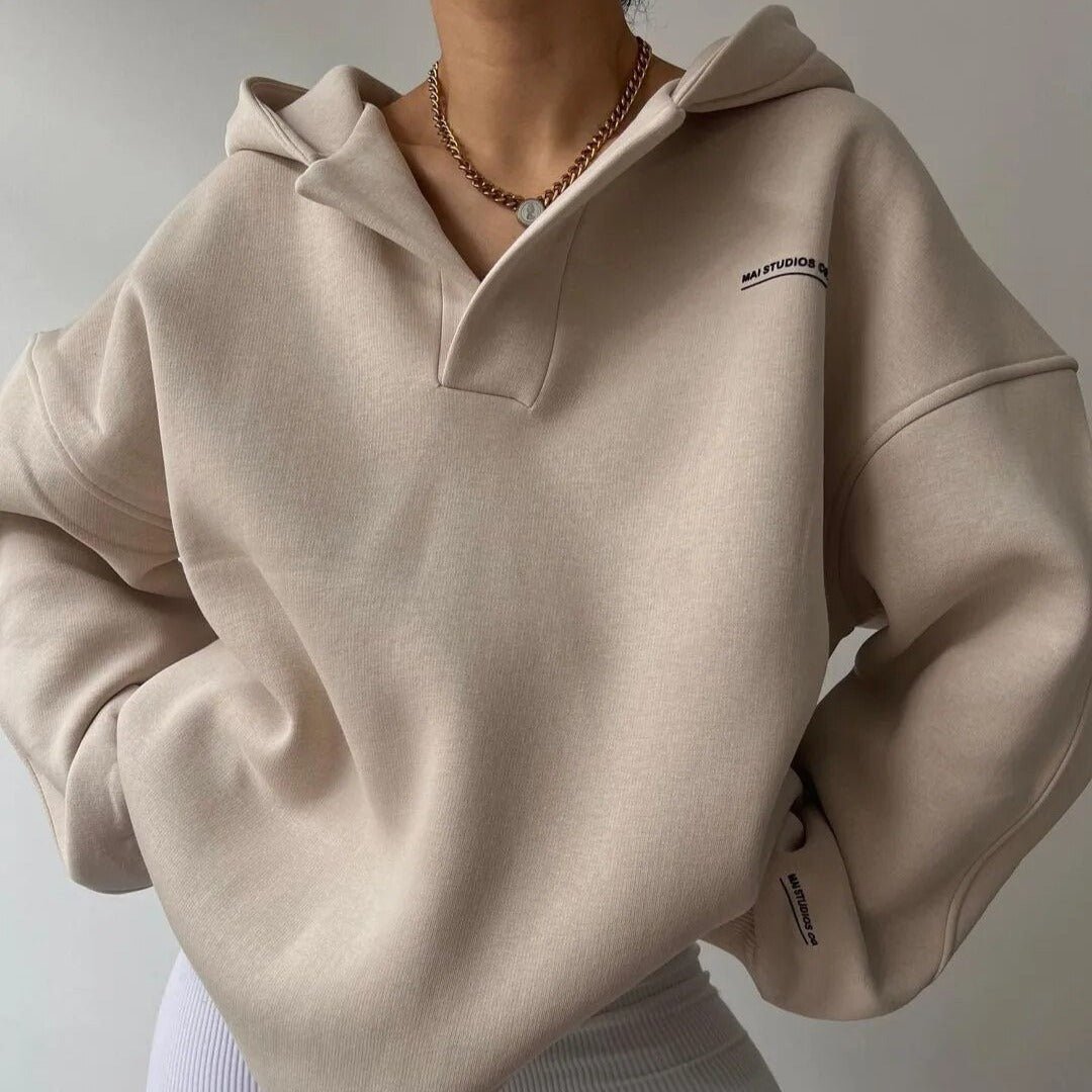 Lysse | Modern V Neck Hoodie - Lysse - heidimode20250703