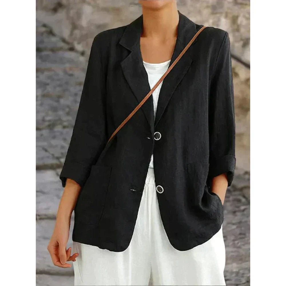 Lysse | Sophisticated Stylish Linen Blazer - Lysse - heidimode20250703
