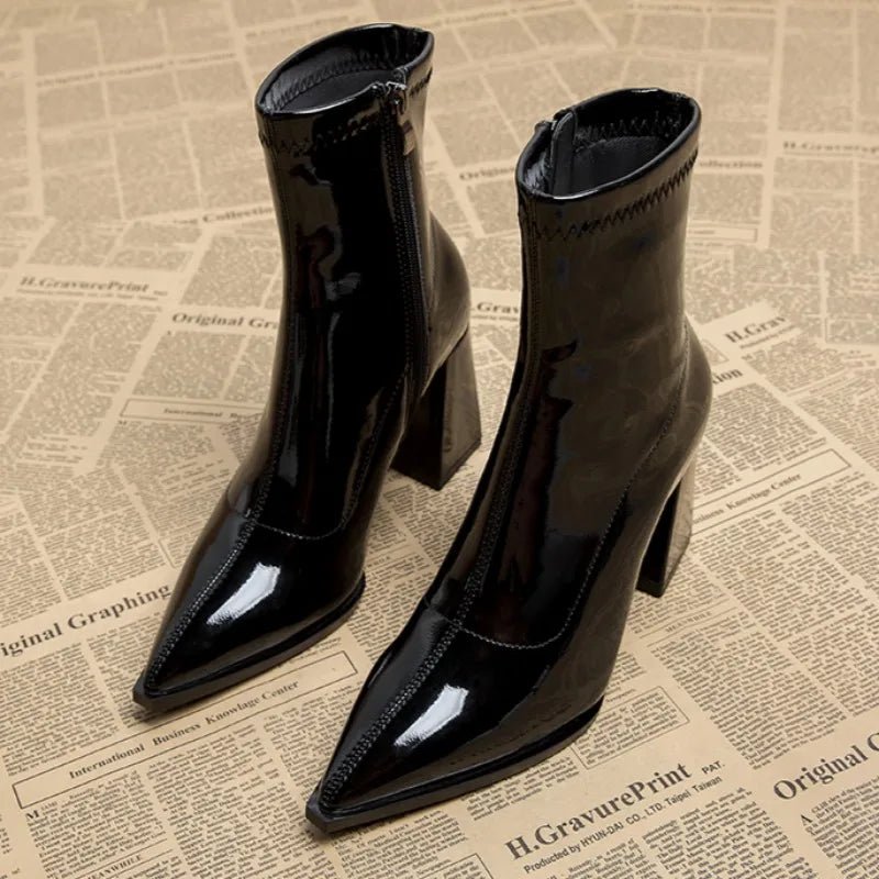 Lysse | Women's ankle boots with high heels - Lysse - heidimode20250703
