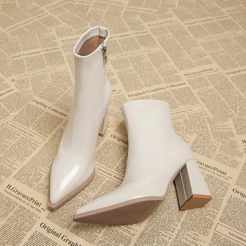 Lysse | Women's ankle boots with high heels - Lysse - heidimode20250703